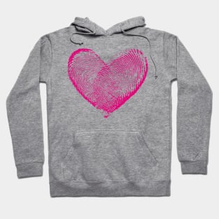 Fingerprint Heart Hoodie